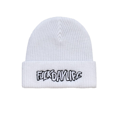 Embroidered Beanie Knit Winter Hat Premium Logo Cap Soft Everyday Style