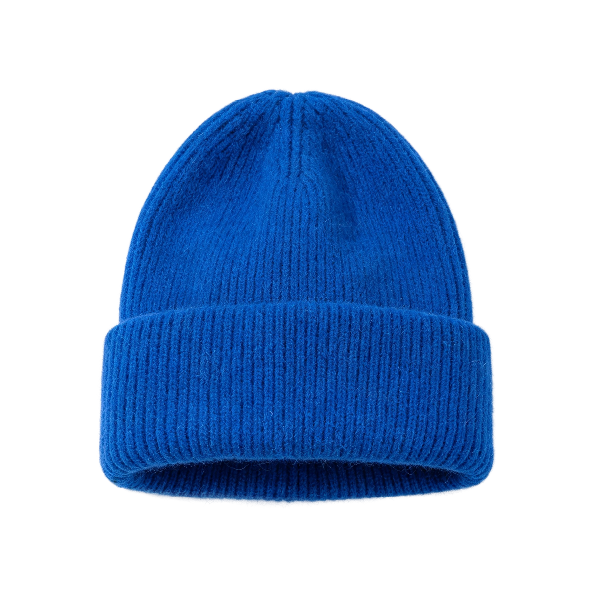 Royal Blue Beanie Soft Knit Winter Hat Cobalt Blue Style