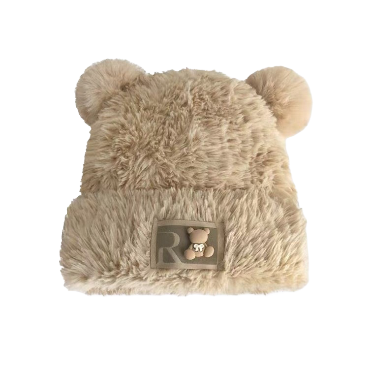 Beanie with Ears Cute Knit Winter Hat Soft Warm Animal Style for Adults Unisex
