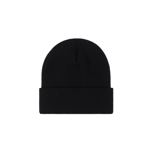 Black Beanie Hat Women Soft Knit Winter Cap Unisex Everyday Classic Style