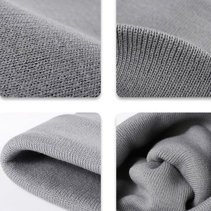 Black Beanie Hat Women Soft Knit Winter Cap Unisex Everyday Classic Style