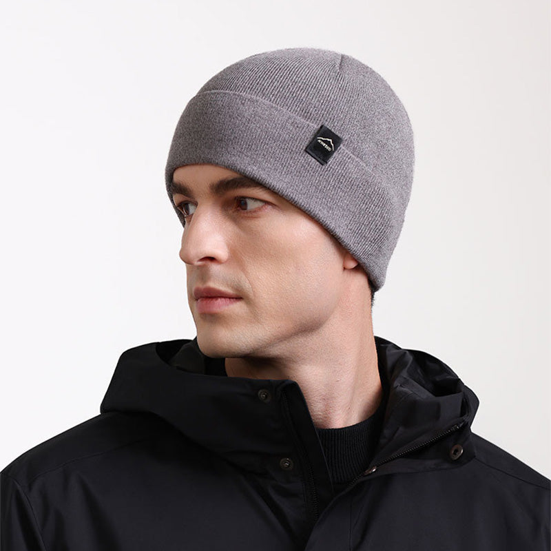 Crochet Beanie Handmade Knit Winter Hat Soft Warm Unisex Style for Men Women