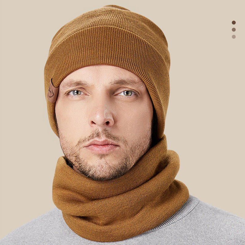 Yellow Beanie Soft Knit Winter Hat Warm Stretch Cap for Men Women