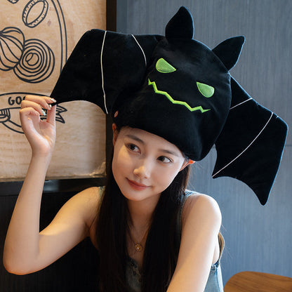 Adult Witch Hat Electric Bat Shape Crazy Halloween Costume Hat for Adults