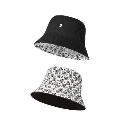 Cotton Bucket Hat | 100% Cotton Reversible Sun Hat with Panda Print for Men and Women