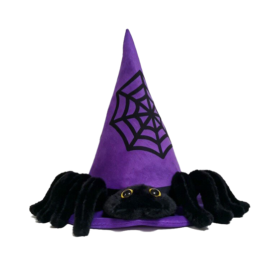 Novelty Hats Electric Spider Hat with Moving Top, Singing Halloween Costume