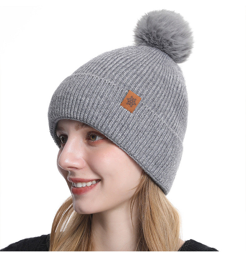 Fleece Beanie Soft Lined Winter Hat Warm Knit Cap for Men Women Outdoor