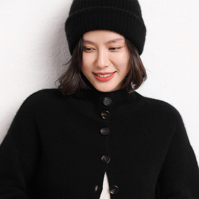 Cashmere Beanie Luxury Soft Knit Winter Hat Warm Unisex Everyday Comfort