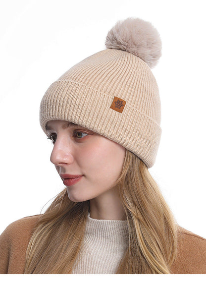 Fleece Beanie Soft Lined Winter Hat Warm Knit Cap for Men Women Outdoor