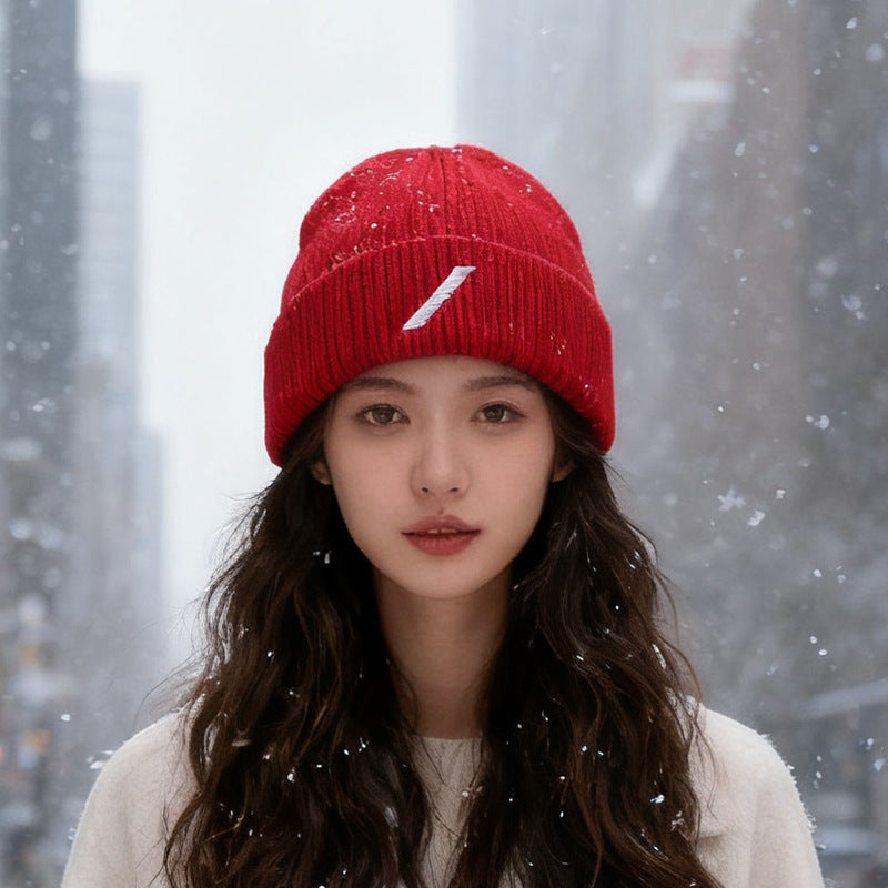 Brown Beanie Soft Knit Winter Hat Dark Brown Cap for Men Women