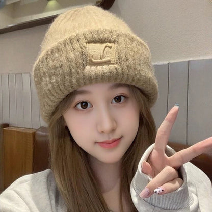 Warm Beanie Thermal Knit Winter Hat Cozy Insulated Cap for Men Women