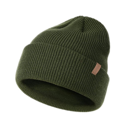 Designer White Beanie Knit Winter Hat Unisex Premium Everyday Style