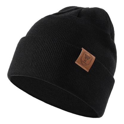 Red Beanie Knit Winter Hat Soft Warm Classic Everyday Style for Men Women