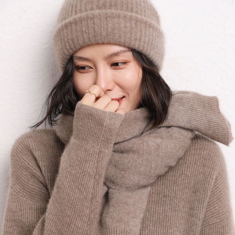 Cashmere Beanie Luxury Soft Knit Winter Hat Warm Unisex Everyday Comfort