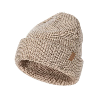 Designer White Beanie Knit Winter Hat Unisex Premium Everyday Style