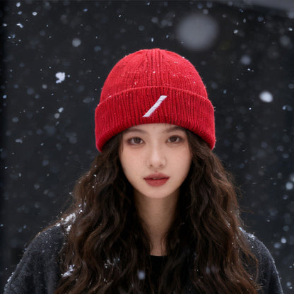 Brown Beanie Soft Knit Winter Hat Dark Brown Cap for Men Women