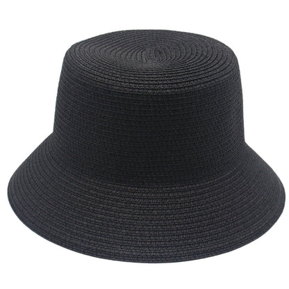 Packable Straw Bucket Hat – Lightweight Summer Sun Hat for Men Women