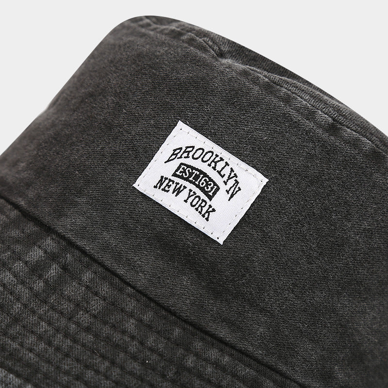 Retro Vintage Bucket Hat – Washed Denim Foldable Unisex Hat in Multiple Colors