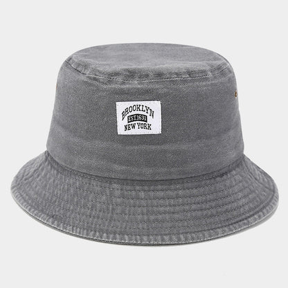 Retro Vintage Bucket Hat – Washed Denim Foldable Unisex Hat in Multiple Colors