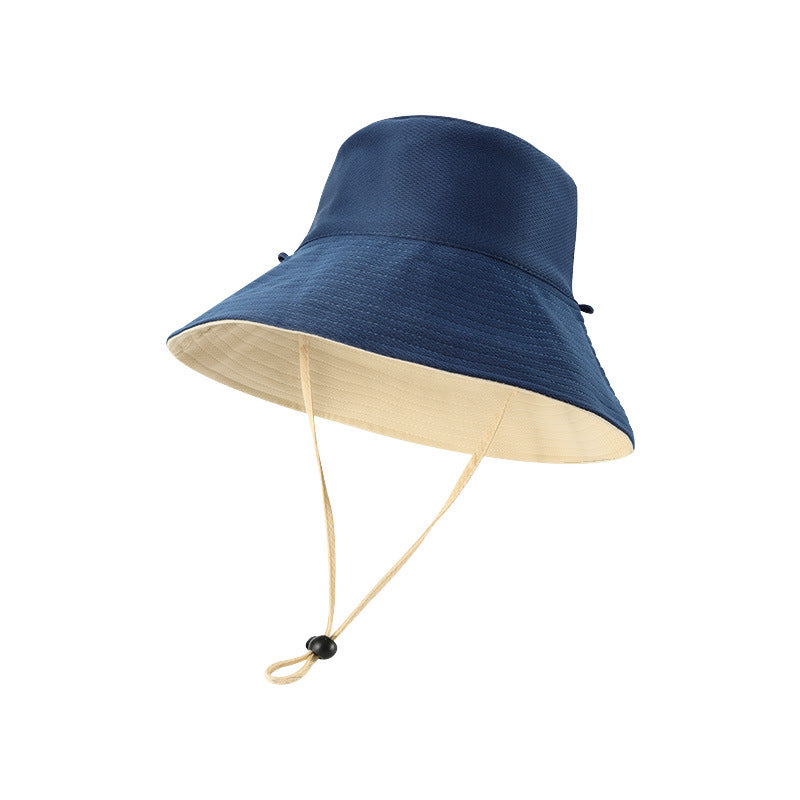 Reversible Bucket Hat  Double-Sided Sun Hat with Wide Brim UV Protection Foldable