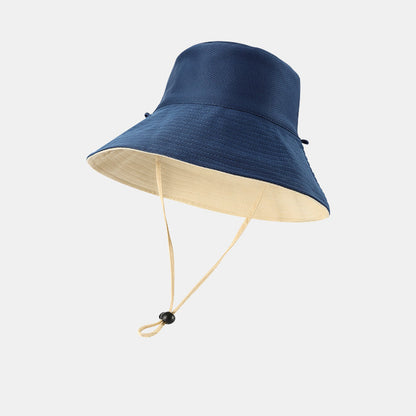 Reversible Bucket Hat  Double-Sided Sun Hat with Wide Brim UV Protection Foldable
