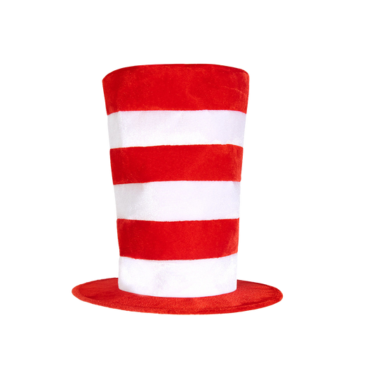 The Cat in the Hat Halloween Costume Set  Red Striped Hat, Bow Tie & Gloves