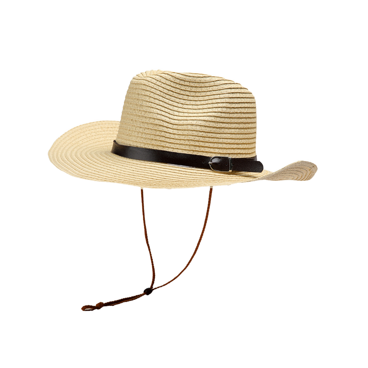 Straw Fishing Hat Wide Brim Breathable Foldable Outdoor Sun Hat for Men