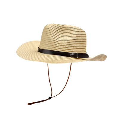 Straw Fishing Hat Wide Brim Breathable Foldable Outdoor Sun Hat for Men